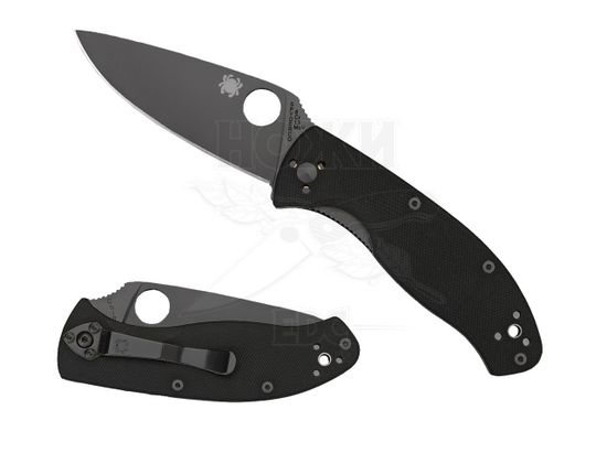 Нож складной Spyderco Tenacious C122GBBKP c клинком из стали 8Cr13MoV, рукоять G10