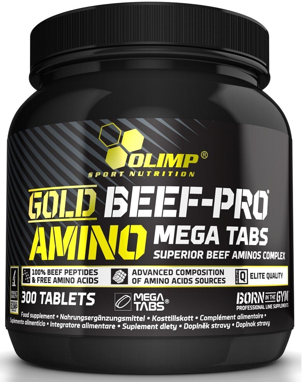 Gold Beef-Pro Amino Mega Caps 300 tabs