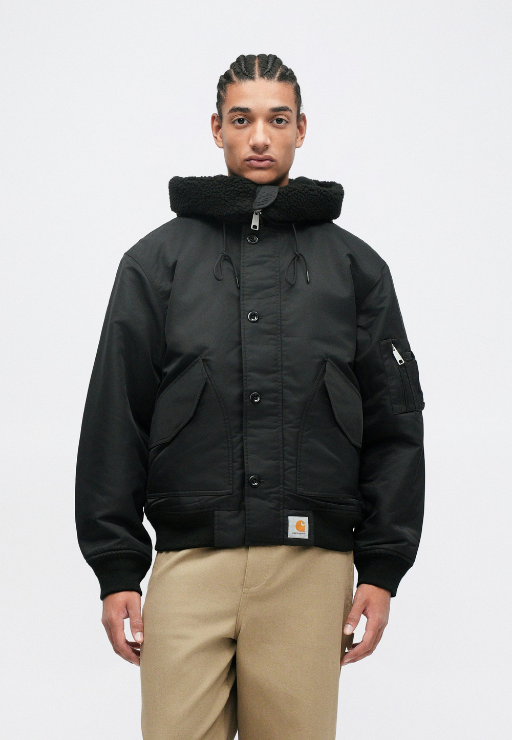 Carhartt WIP OLTERA - Демисезонная куртка - Чёрный