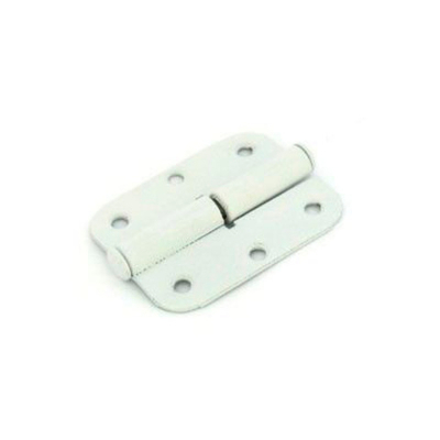 Петля Кунгур ПН1-70 белая б/ш накл. левая