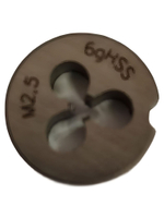 плашки М2,5х0,45 HSS 6g (25х9)