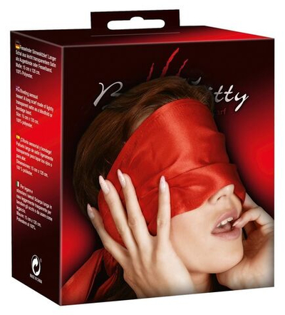 Красная повязка на глаза (Цвет: красный)