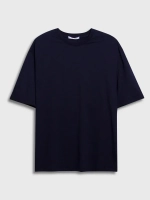 Футболка мужская летняя повседневная однотонная хлопок