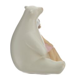 GAEM Фигурка декоративная "Девочка с медведем", L11 W11 H12 см