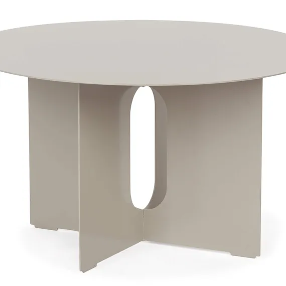 Кофейный стол Talaya Ø65х37 см, бежевый металл