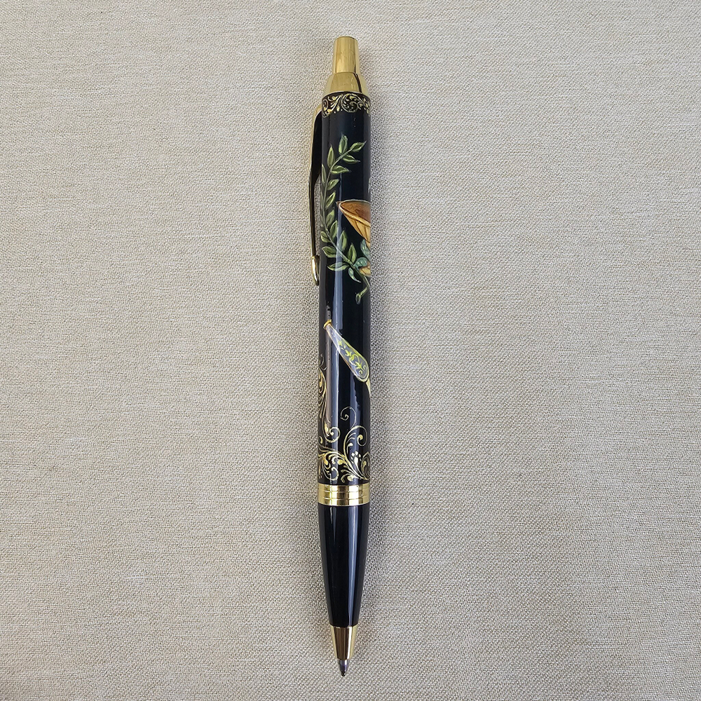 Ручка "Подарок врачу" с ручной росписью Палех