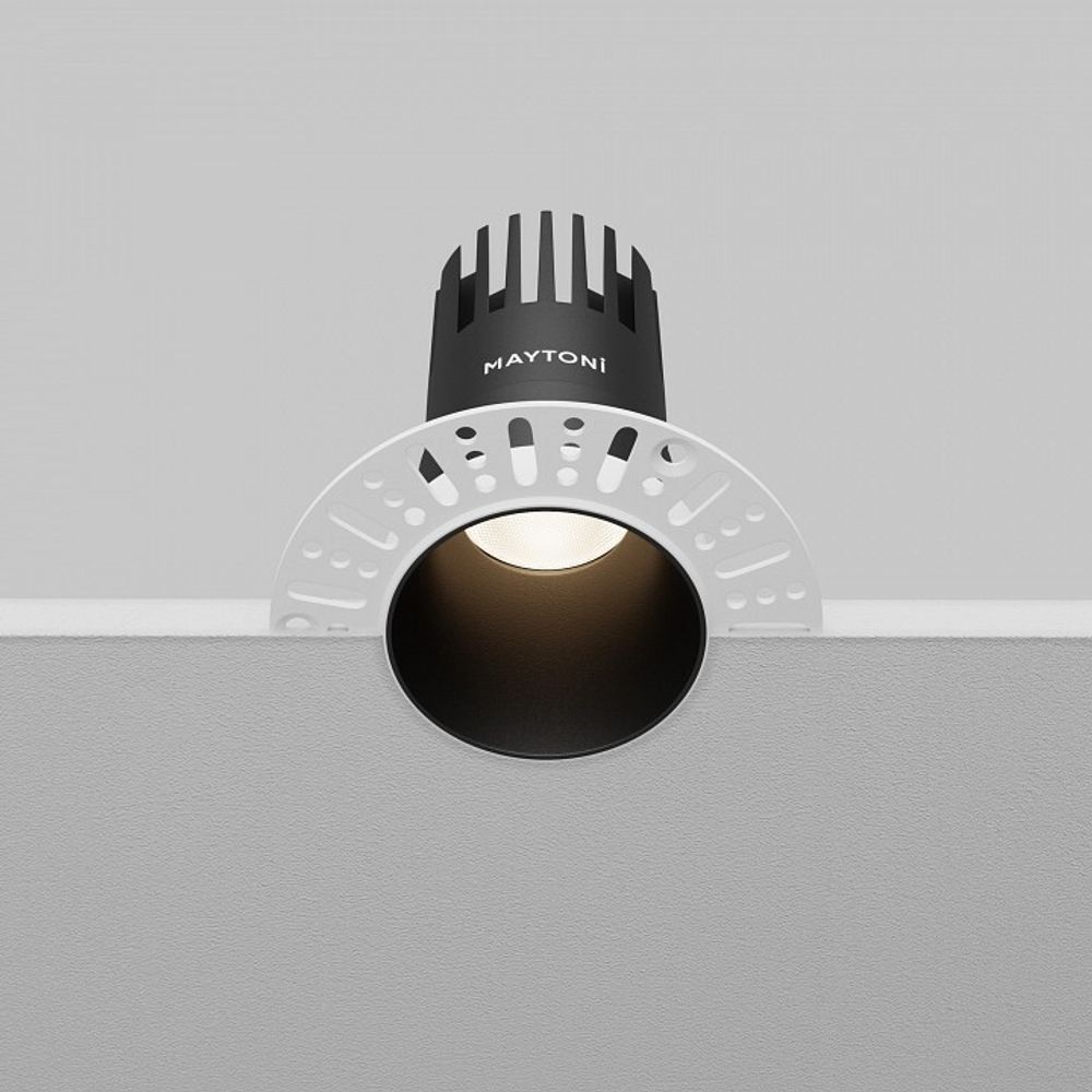 Встраиваемый светильник Maytoni Dip DL120-10W-4K-TRS-B