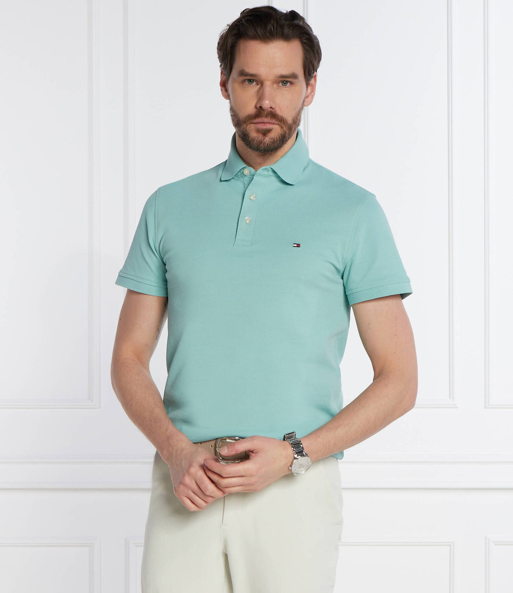 Поло Tommy Hilfiger - мятный(MW0MW17771)