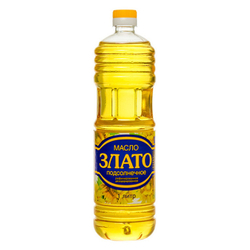 Масло подсолнечное рафинированное «Злато» - 1 л