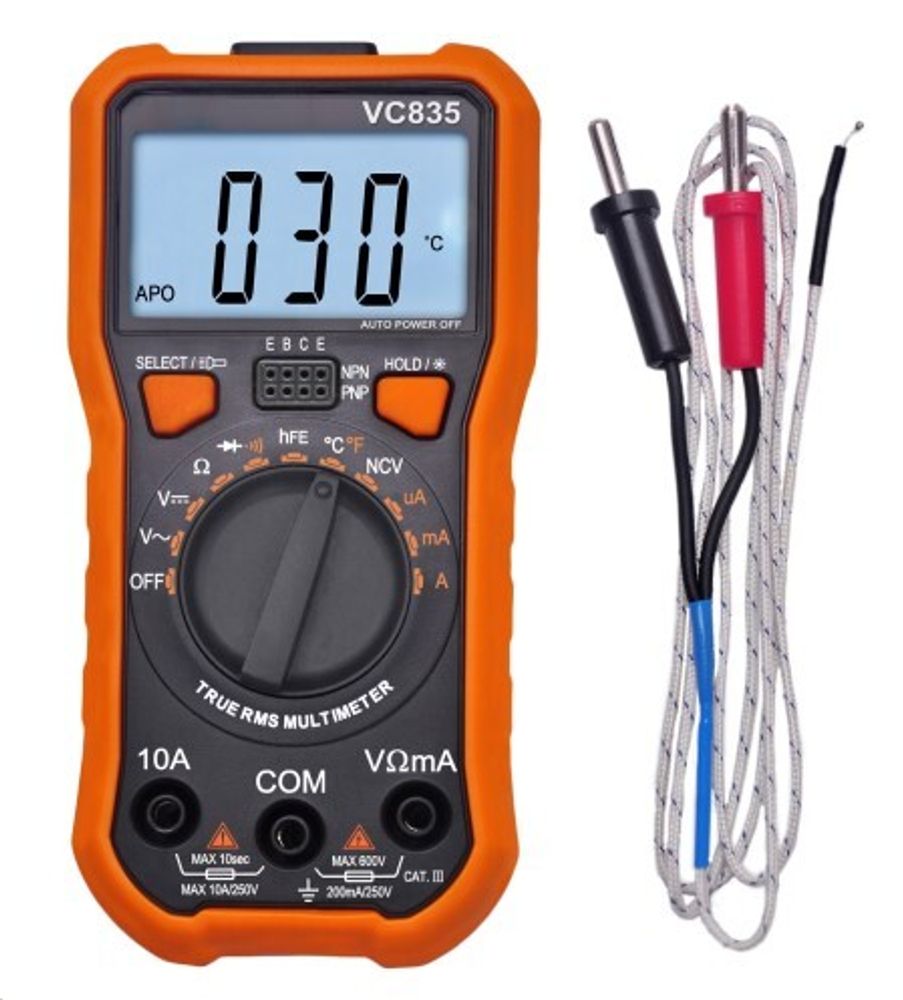 Мультиметр цифровой VC835 (автодиапазонный) (KPR)