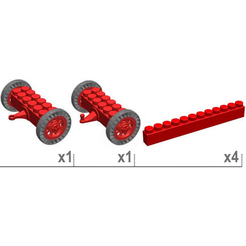 Подвижная платформа 46x26x21 см GigaBloks 10"