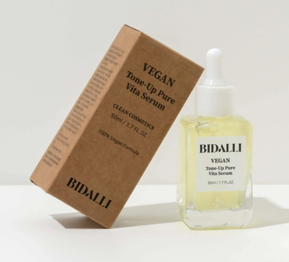 BIDALLI Vegan Tone-up Pure Vita Serum 50ml Тонизирующая сыворотка