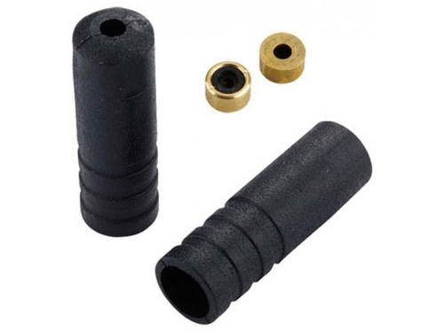 Наконечник рубашки троса перекл. вело пластик D=4мм