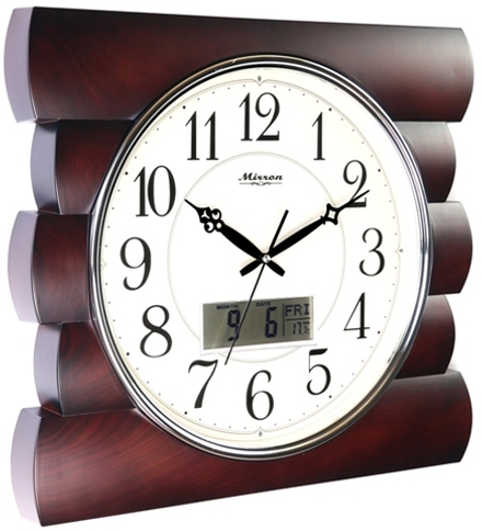 Настенные часы MIRRON S19A жк