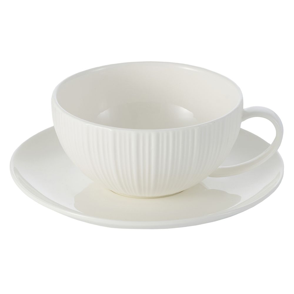 Чайная пара Gipfel Elegia 43467 чашка 120 мл, блюдце 15 см