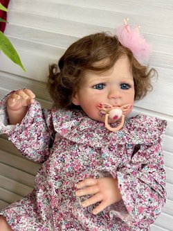 Кукла Реборн мягконабивная 60см в пакете (FA-606A1)