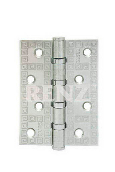 РАСПРОДАЖА Петля RENZ DECOR MR 100-4BB FH SN никель матовый (греческий орнамент)