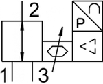 VEAB-L-26-D14-Q4-A4-1R1 Пропорциональный регулятор давления