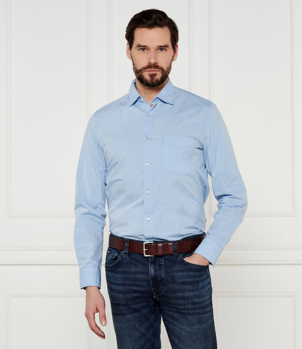 Рубашка Remiton_M BOSS ORANGE - голубой(50530859)