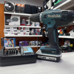 Дрель-шуруповерт аккумуляторная Makita DF488D002, 18 В Li-ion 1x1.5 Ач