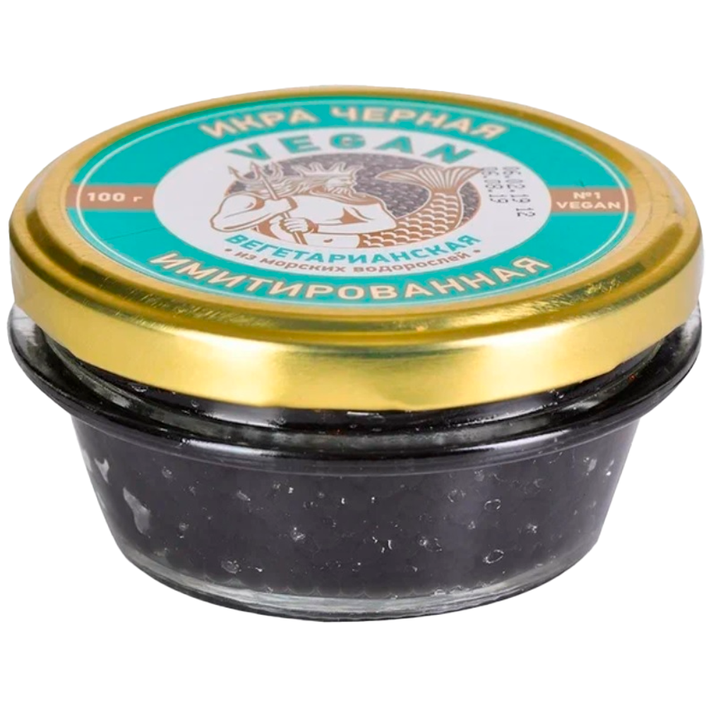 Икра из морских водорослей черная Европром 100г