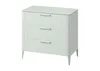 Комод Type oak 3 ящика ширина 90 см (белый)