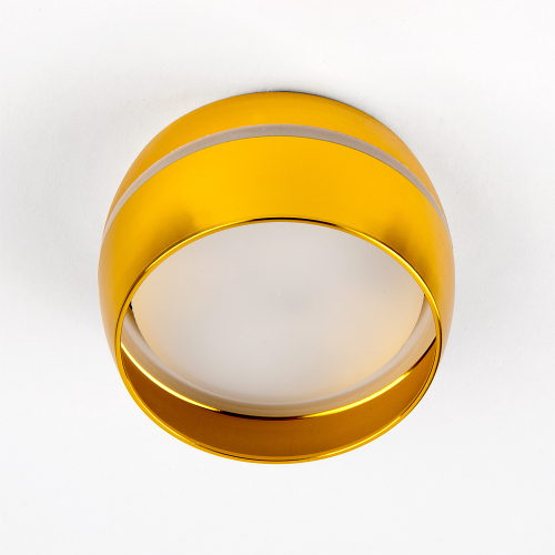 Спот GWL-GX53-M-IP20 Чаша Золотой с боковым рассеивателем