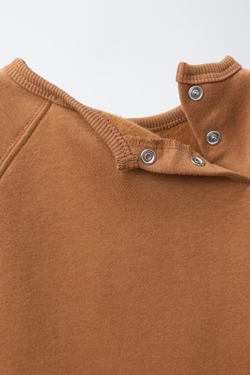 ZARA КОМБИНЕЗОН С ВЫШИВКОЙ «МИШКА», КАРАМЕЛЬНЫЙ