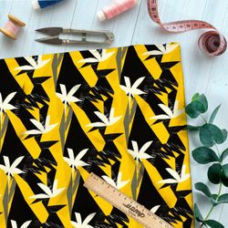 Ткань премиум интерлок солнечные отблески