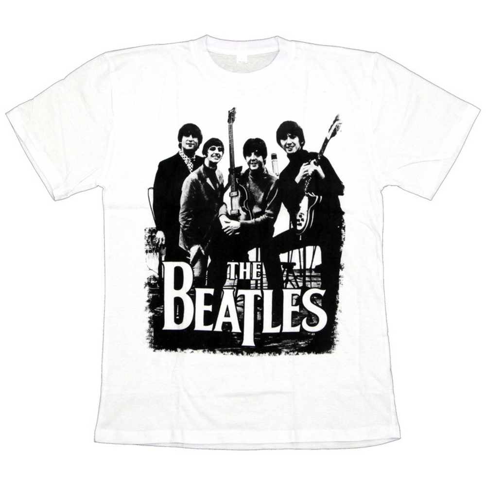 Футболка The Beatles белая
