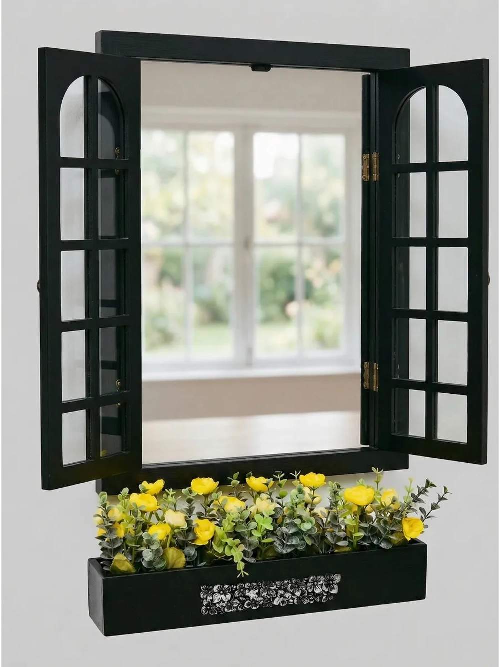 Декоративное зеркало-окно настенное, акцент для интерьера