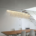 Pendant design lamp Waterfall  L150 (Silver)