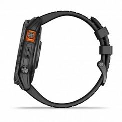 Garmin Fenix 7X Pro Solar Edition – серый корпус, чёрный ремешок