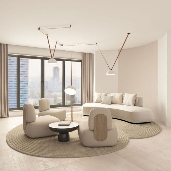 Трековый светильник Denkirs Belty Flow DK5563-WH+BK