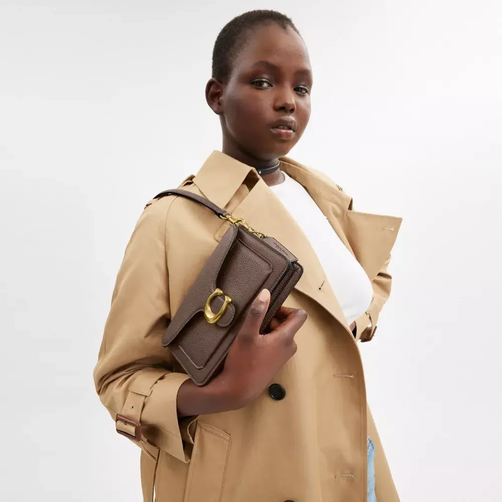 COACH СУМКА ЧЕРЕЗ ПЛЕЧО TABBY 20, КАМЕННЫЙ