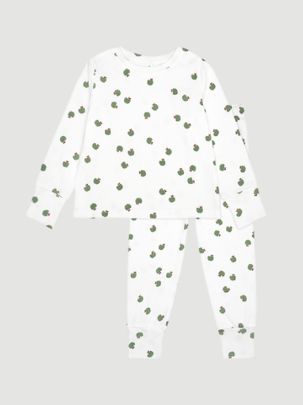 Пижама Mjölk Яблочки, на манжетах