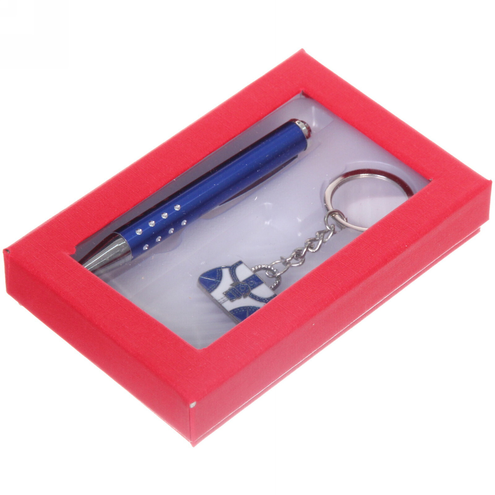 Набор подарочный «Цветочек» (ручка и брелок), микс цветов