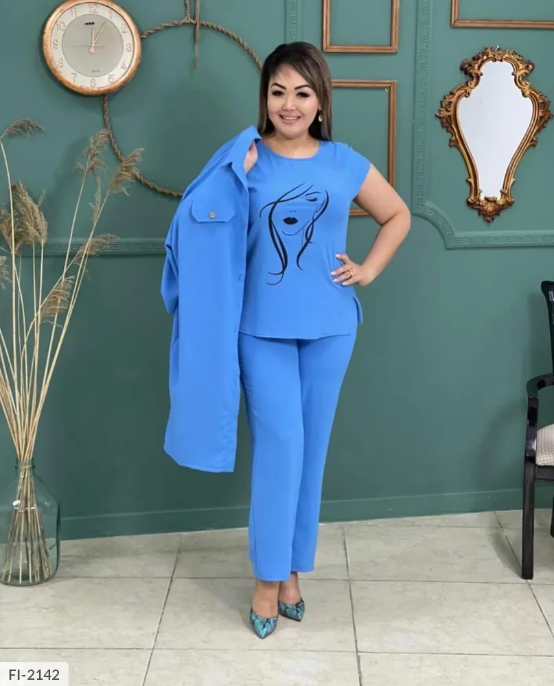 Костюм тройка FI-2146 Фабрика Моды