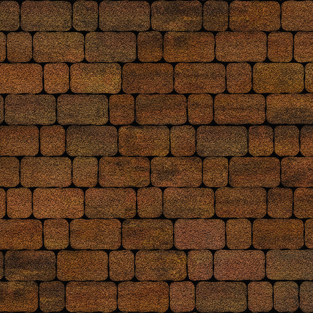 Тротуарная плитка Арена - Листопад гранит Саванна, комплект из 2 видов плит