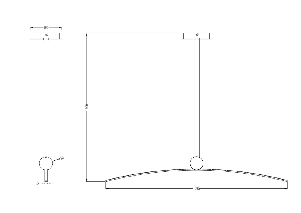 Подвесной светодиодный светильник Arte Lamp ARNO A3362SP-25BK