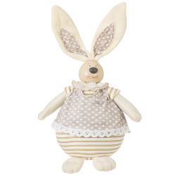 GAEM Игрушка набивная "Заяц/Зайка", L18 W13 H37/27 см, 2в.