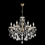 8346/7 CLASSI LN26 089 бронза/прозрачный, металл/хрусталь Люстра потолочная E14 7*40W 220V LUINA