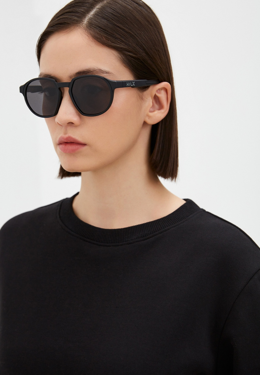 Спортивные очки HILX Orion / Matt Solid Black / Black Polarized Lens