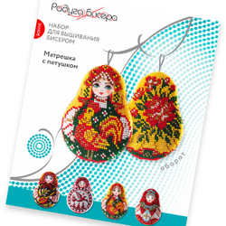 Матрёшка с петушком