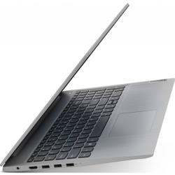 Ноутбук 15.6" IPS FHD Lenovo IdeaPad 3 grey (Pen N5030/8Gb/256Gb SSD/noDVD/VGA int/no OS) 81WQ006DRK