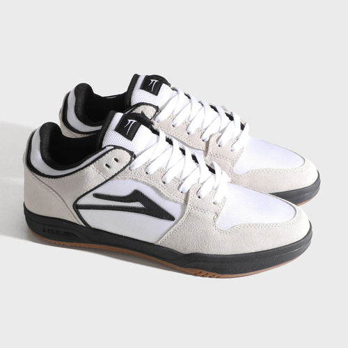Кеды Lakai Telford Low: White Suede Cordura Black (Q4-25)