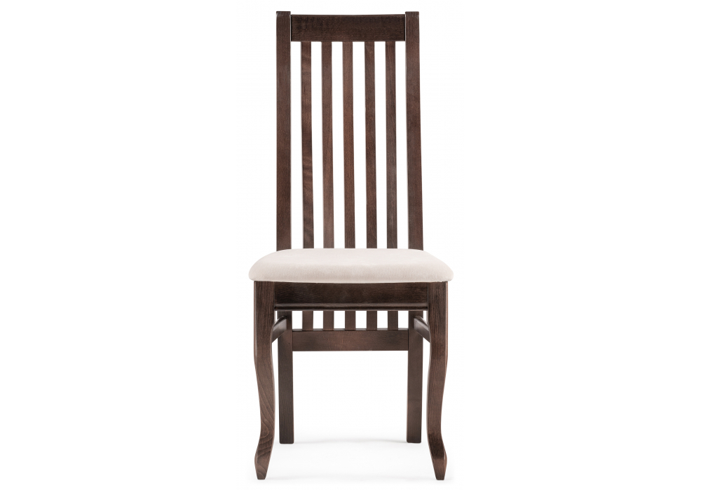 Стул деревянный Woodville Арлет ткань Tenerife latte, венге коричневый