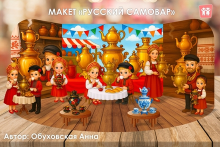 Макет "Русский самовар"