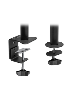 Kromax CASPER-505 черный 10"-34" макс.10кг настольный поворот и наклон