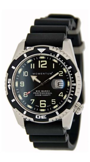 Дайверские часы Momentum M50 Mark II (каучук, сапфир) 1M-DV52B1B